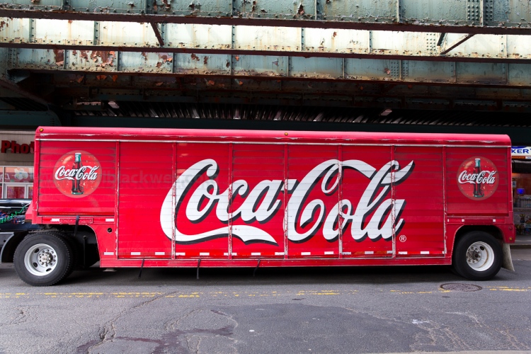 Coca Cola Lorry, Queens, New York, USA